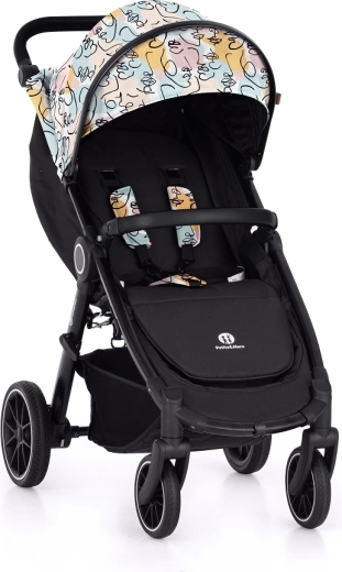 Petite&Mars sportieve kinderwagen Street+ RWS black limited 100 faces