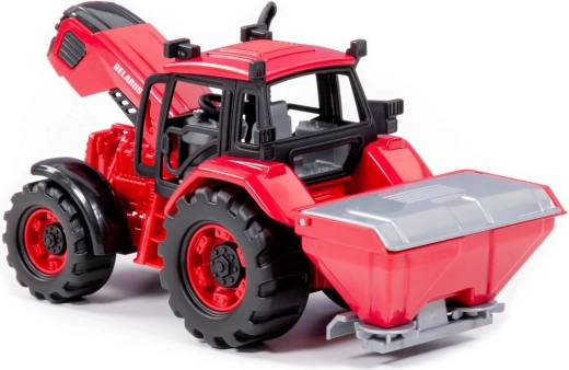 Tractor Belarus met mestaanhanger - 1 stuk