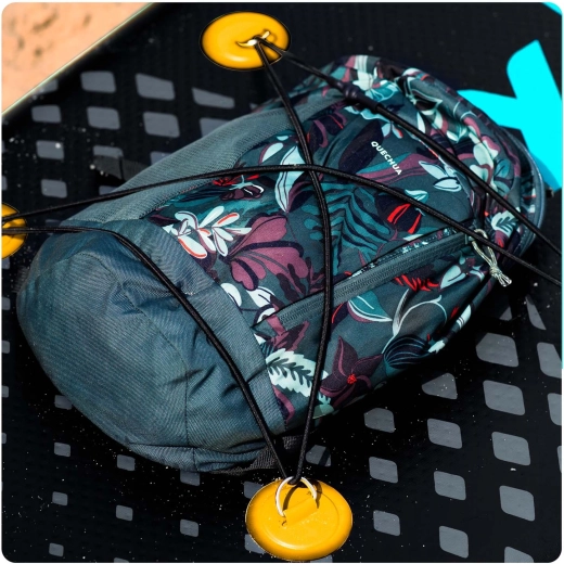 Praktische opbergruimte aan dek