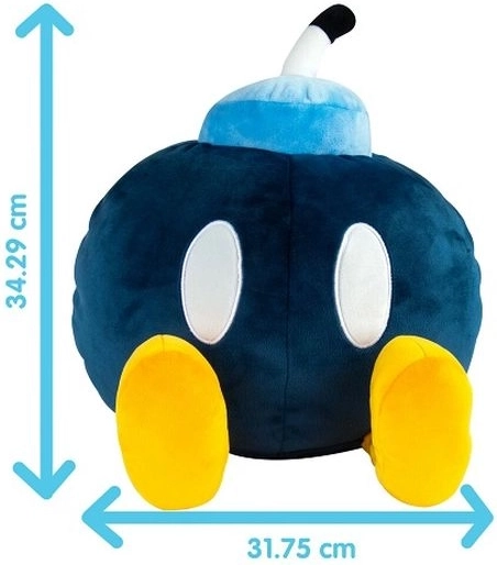 TOMY Mocchi-Mocchi pluchen knuffel Super Mario Bob-omb