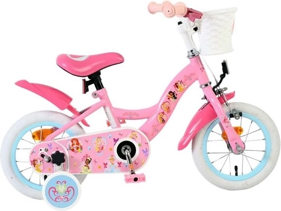 Disney Princess kinderfiets 12" met zijwieltjes