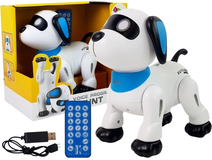 Interactieve robotische hond met afstandsbediening