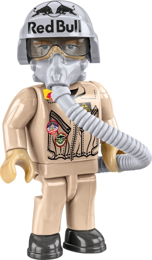 Pilotenfiguur in vliegersuitrusting