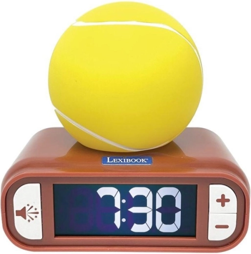 Lexibook tenniswekker met lichtgevende bal