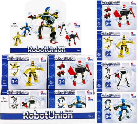 Bouwset robot 3-in-1 – 4 varianten