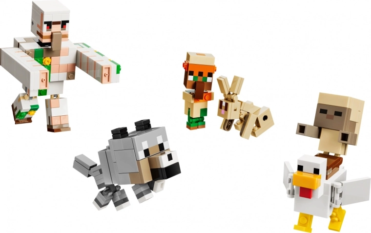 6 verstelbare Minecraft-figuren
