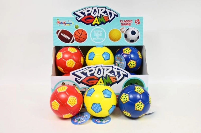 Zachte bal 10 cm (display 12 stuks)
