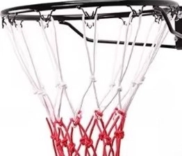 Trizand hangende basketbalring voor aan de deur met bord en ring