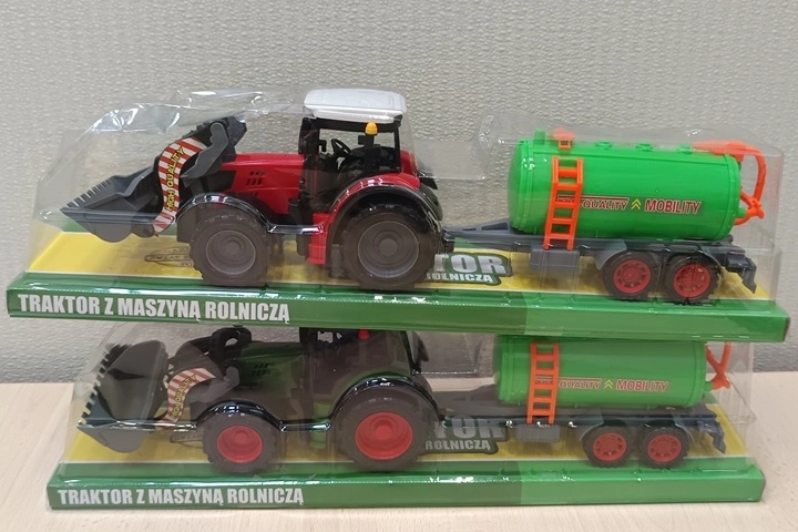 Tractor met landbouwmachine