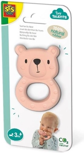 SES bijtspeeltje beertje van 100% natuurlijk rubber