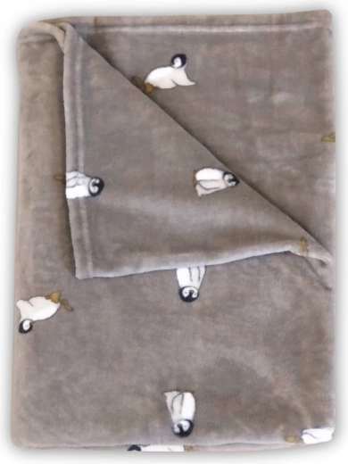 Petú Petú deken met pinguïnmotief