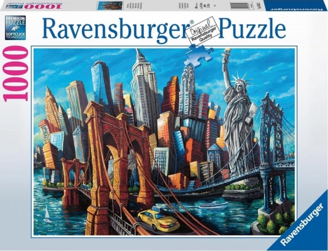Ravensburger puzzel Welcome to New York 1000 stukjes