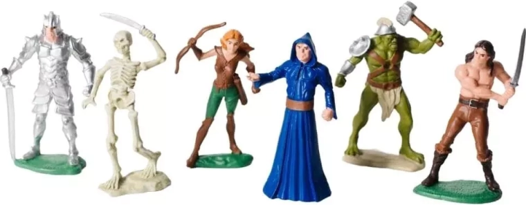6 fantasyfiguren in één verpakking