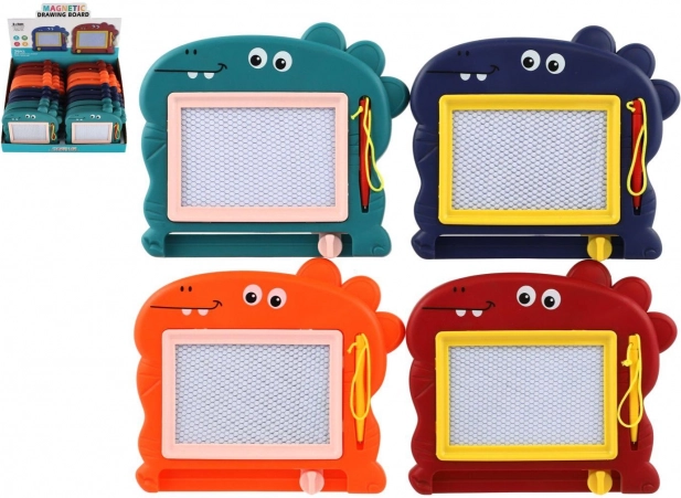 Magnetisch tekentablet voor kinderen in dinosaurusvorm, 4 kleuren