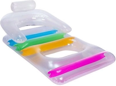 Stijlvolle transparante uitvoering met gekleurde kamers