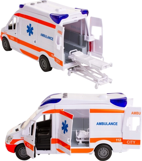 Licht- en geluidseffecten zoals bij een echte ambulance