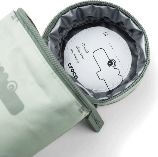 Done by Deer thermoshoes voor fles Croco groen