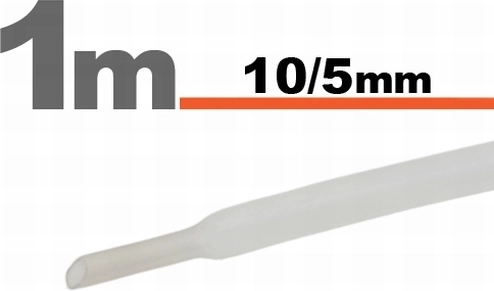 Transparante krimpkous 10 / 5 mm