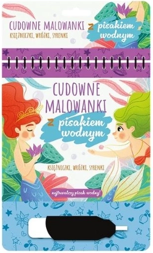 Magische waterkleurplaten met waterstift – prinsessen, feeën en zeemeerminnen
