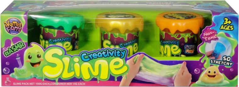 Slijmboetseerklei – set van 3 kleuren