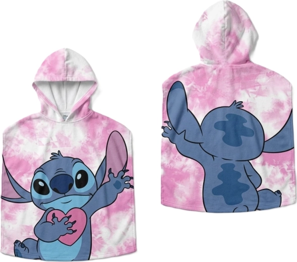 Disney Lilo en Stitch kinderponcho met capuchon