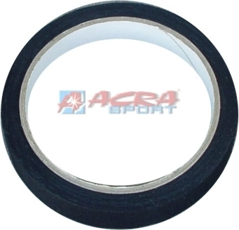 Acra sportieve textieltape voor hockeystick 2 cm x 10 m zwart - 1 stuk