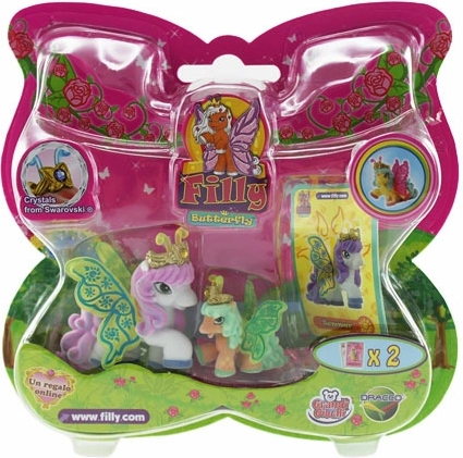 Twee ponys in n verpakking