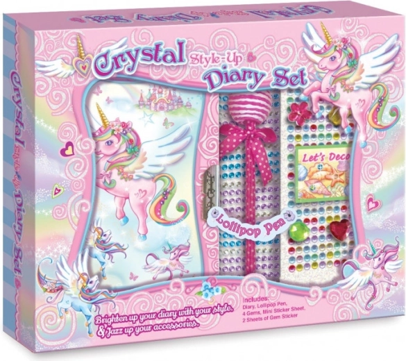 Pecoware dagboek in decoratieset Unicorn