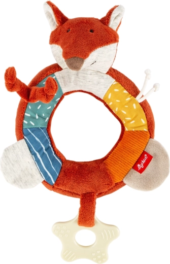 Sigikid pluchen interactieve ring vos voor baby’s