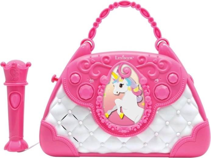 Lexibook kinder-karaoke handtas met microfoon Eenhoorn