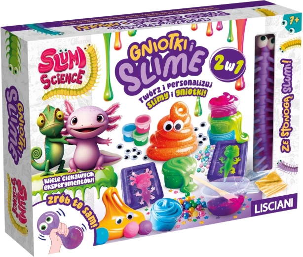 Creatieve set Slumi Squish en Slime 2-in-1