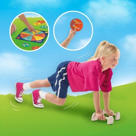 Houten handgrepen en halters voor actief spel thuis en buiten