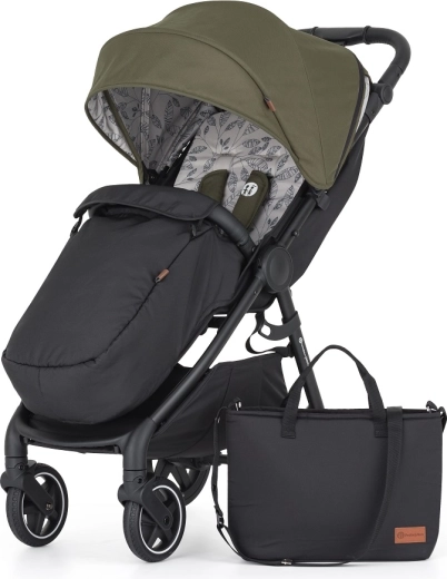Petite&Mars sportwagen Royal3 black mature olive