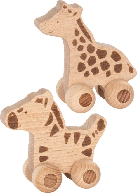 Safari dieren op wieltjes om te duwen