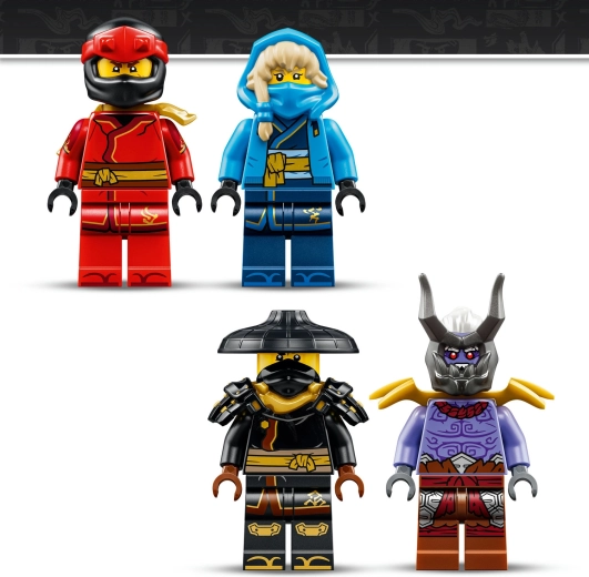 Vier minifiguren voor actievolle verhalen