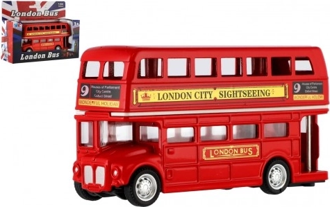 Rode dubbeldekker Londen 12 cm