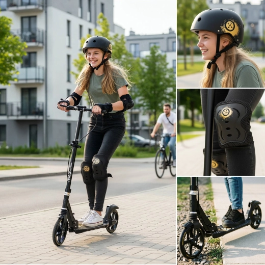 Opvouwbare constructie en verstelbaar stuur