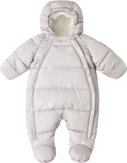 Leokid winteroverall Eddy Sand Berry, maat 74