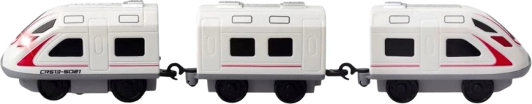 Moderne set met wagons