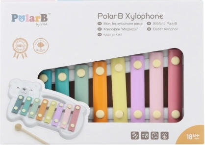Houten xylofoon PolarB – ijsbeer voor kinderen
