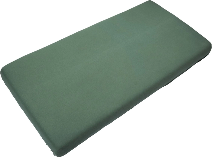Timboo bamboe hoeslaken 60 × 120 cm aspen green
