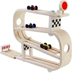 Racebaan voor speelgoedauto's PlanToys