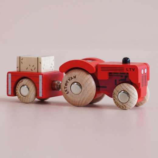 Houten tractor met aanhanger Tilly, Le Toy Van