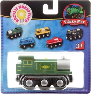 Treintjes Max groene locomotief