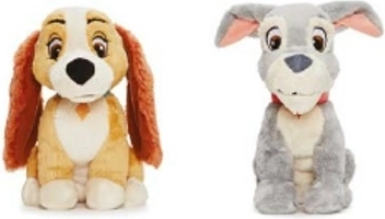 Pluchen hond Tramp 17 cm