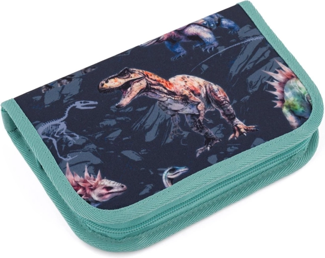 Dubbelkleps schooletui Topgal van gerecycled polyester