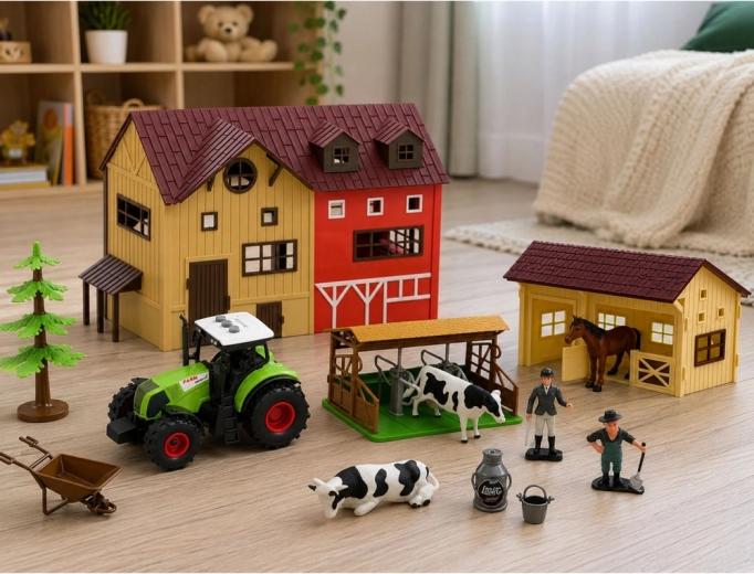37-delige set voor creatieve boerderijverhalen