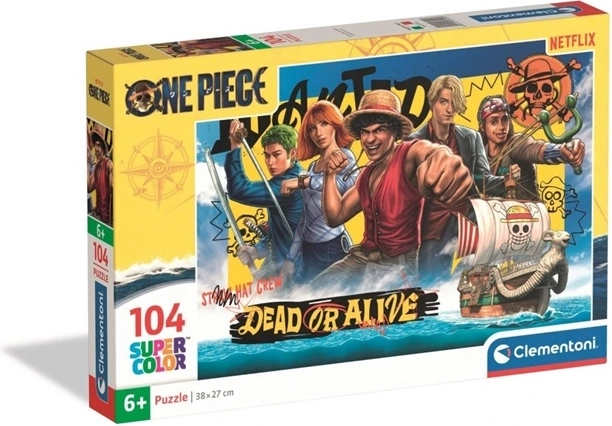 Clementoni puzzel One Piece Netflix 104 stukjes super color