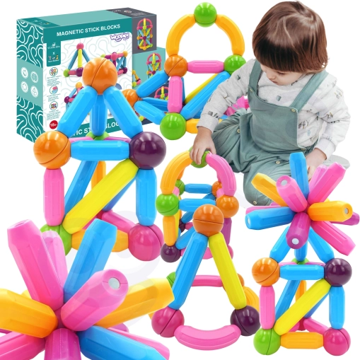 Woopie magnetische educatieve bouwset, 38 stukken