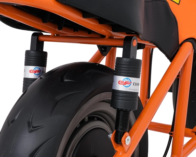 Dubbele achterdempers met afstelling